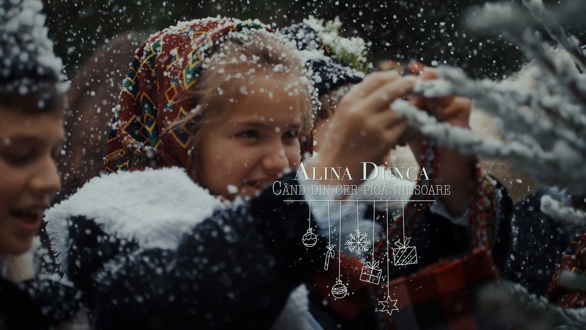 Alina Dunca - Când din cer pică ninsoare - Versuri
